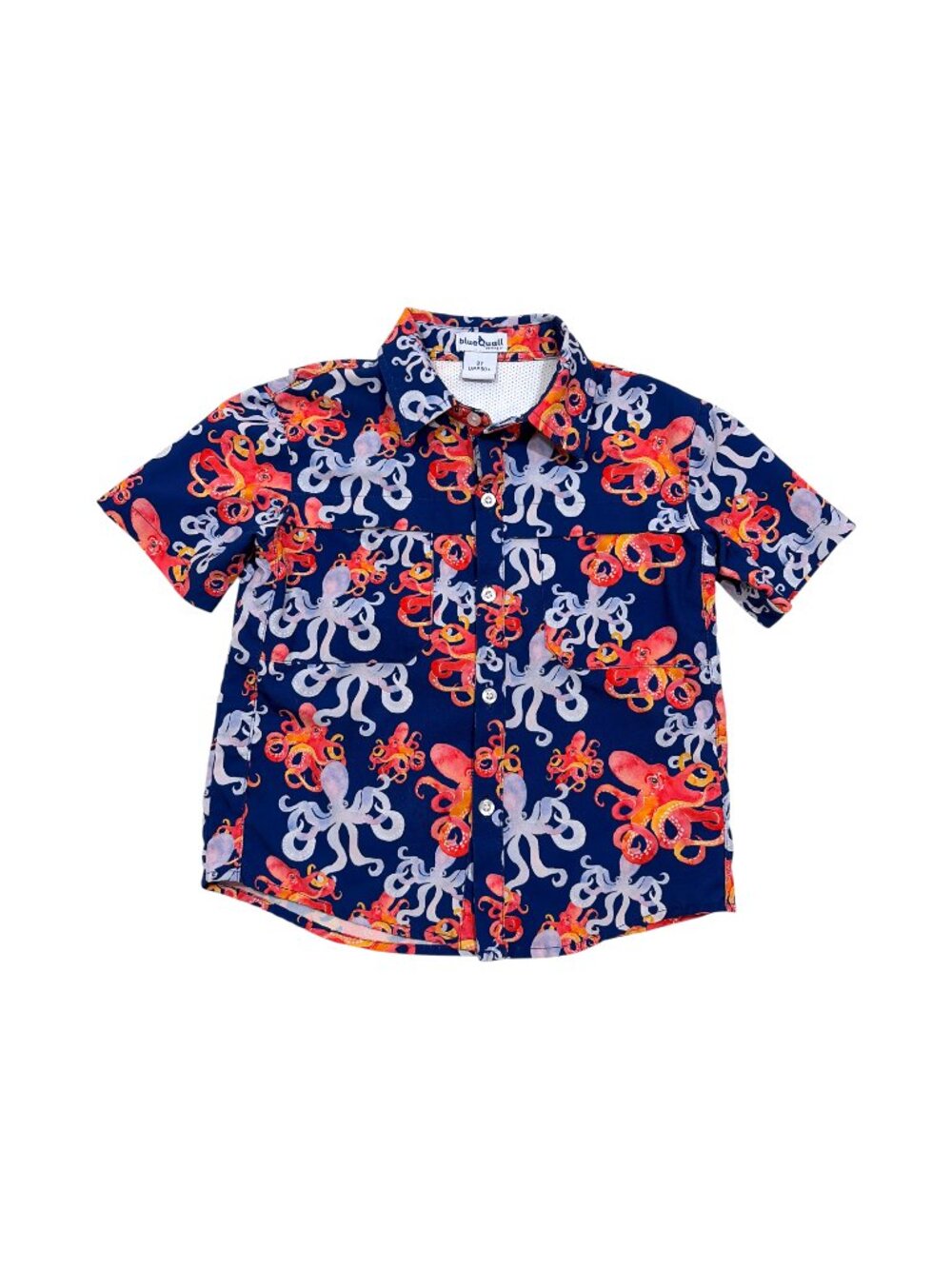 Blue Quail boys size 3T everyday button up UPF 50+